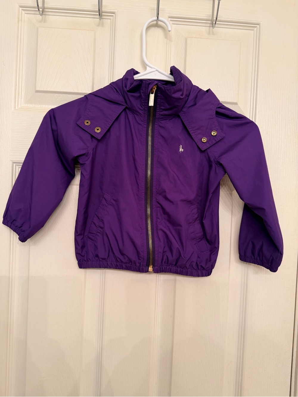 Ralph Lauren Purple Kids Rain Jacket